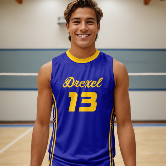 Drexel Boys Custom Volleyball Jersey A customizable and affordable volleyball jersey for teams