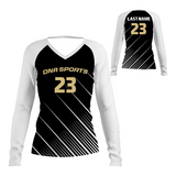 Rays Custom Volleyball Jersey