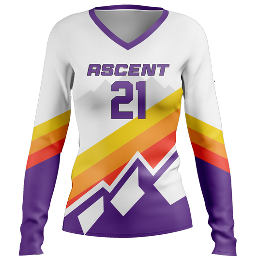 Ascent Custom Volleyball Jersey A stylish and high quality volleyball jersey with customizable options