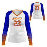 Beats Custom Volleyball Jersey A stylish and breathable volleyball jersey designed for all levels of play