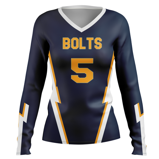 View the detailed image of a custom sublimated jersey