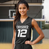 Crossover Girls Custom Basketball Jersey A high performance and affordable basketball jersey with a sleek design