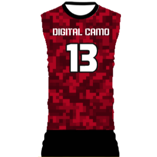 Digital Camo Custom Volleyball Jersey - YouthSportsJerseys.com