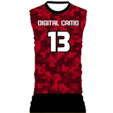 Digital Camo Custom Volleyball Jersey - YouthSportsJerseys.com