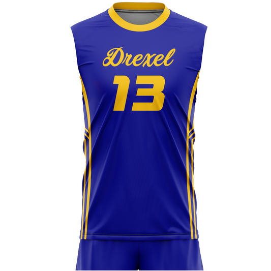 Drexel Boys Custom Volleyball Jersey A stylish and comfortable boys volleyball jersey for all skill levels