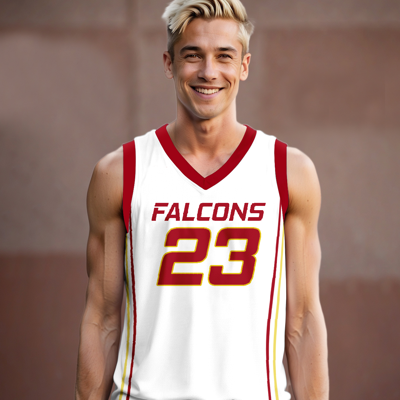 Falcon Boys Custom Basketball Jersey A comfortable and breathable basketball jersey for all levels of play