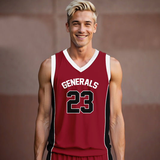 Generals Boys Custom Basketball Jersey