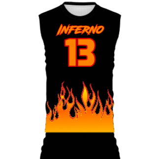 Inferno Semi-Custom Boys Volleyball Jersey - YouthSportsJerseys.com