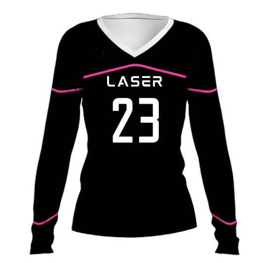 Laser Custom Volleyball Jersey - YouthSportsJerseys.com