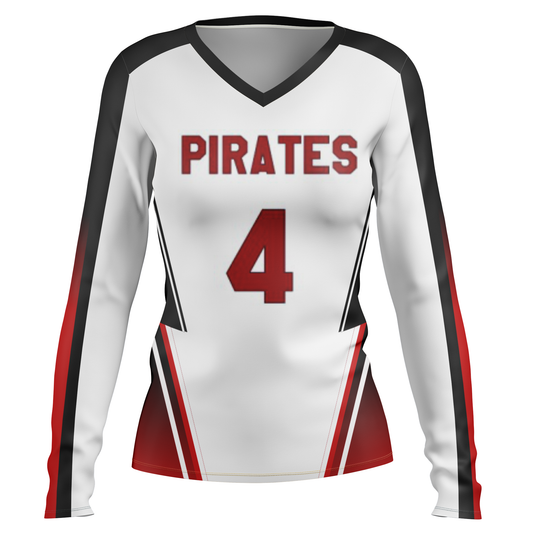 Examine the custom sublimated jersey mock-up image