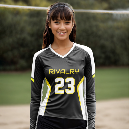 Rivalry Custom Volleyball Jersey - YouthSportsJerseys.com