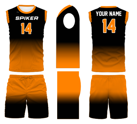 Spiker Boys Volleyball Jersey Mockup