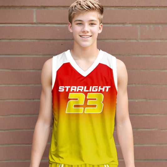 Starlight Boys Custom Basketball Jersey A high performance and comfortable basketball jersey for boys teams