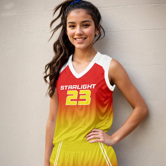 Starlight Girls Custom Basketball Jersey A breathable and affordable basketball jersey designed for style and function