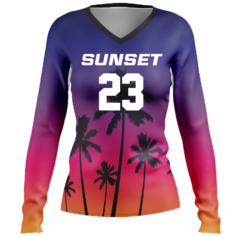 Sunset Custom Volleyball Jersey