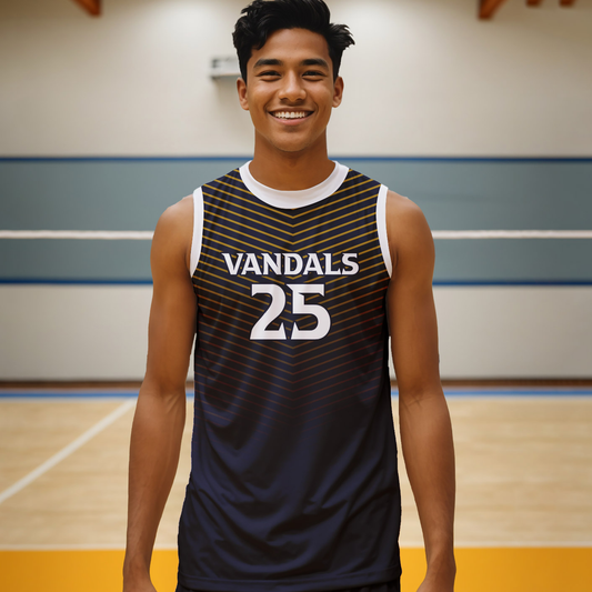 Vandals Boys Custom Volleyball Jersey A breathable and affordable volleyball jersey for players of all levels