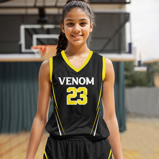 Venom Girls Custom Basketball Jersey