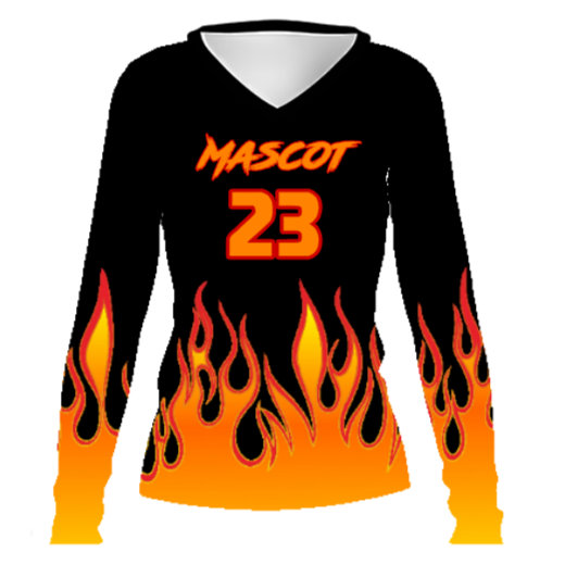 Inferno Personalized Volleyball Jersey